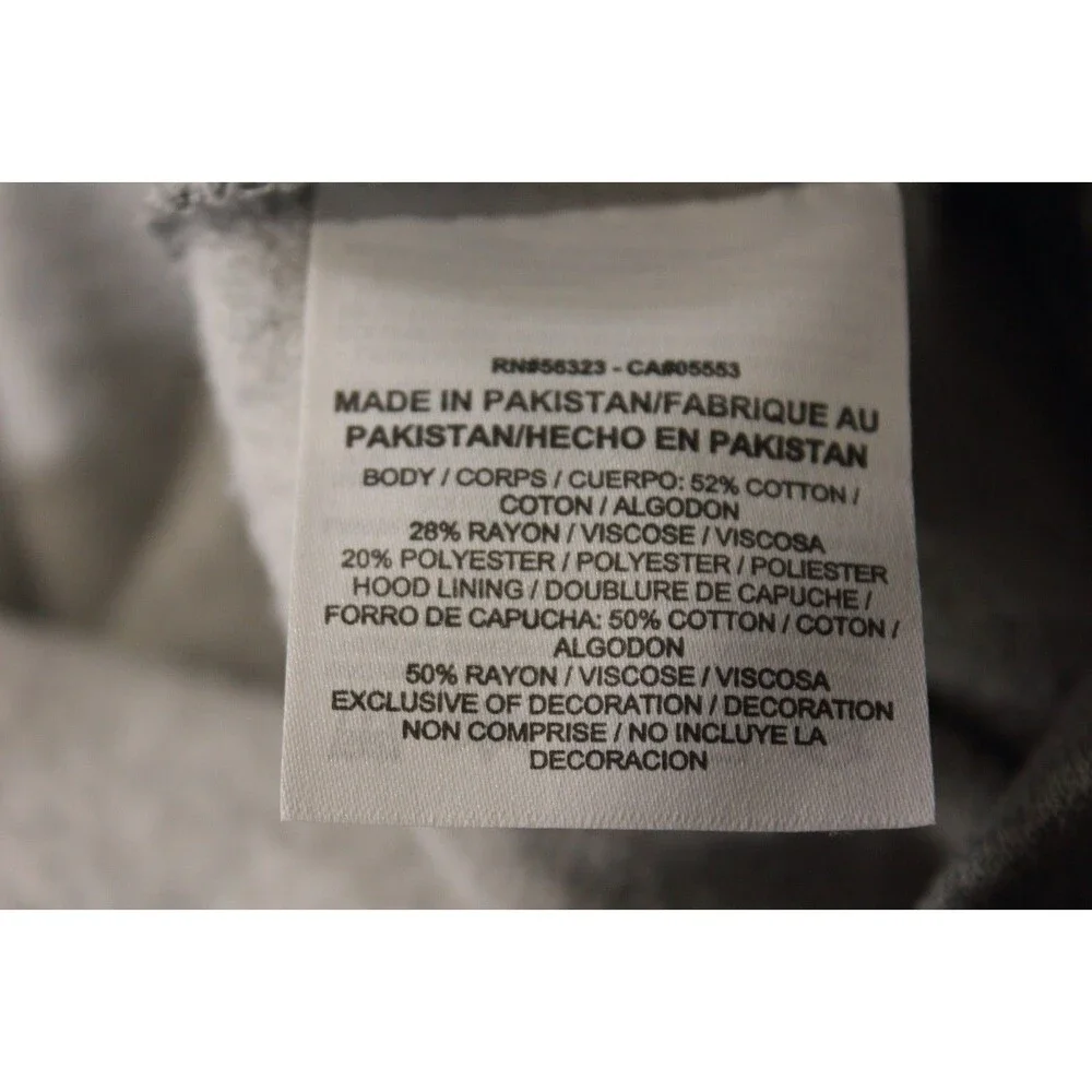 Nike Hoodie Womens XL Short Sleeve Funnel Neck Heather Gray Pullover - Picture 8 of 9